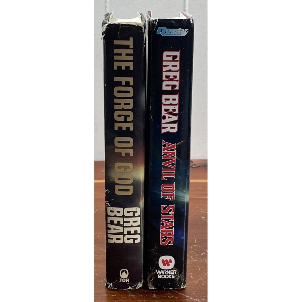 Forge of God & Anvil of Stars Greg Bear Complete 1st Edition Hardcover‎ Set